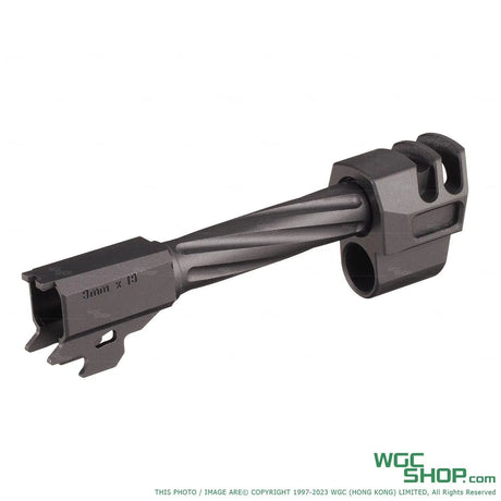 GUNDAY CNC Outer Barrel with Compensator Type A for SIG AIR M18 GBB Airsoft - WGC Shop