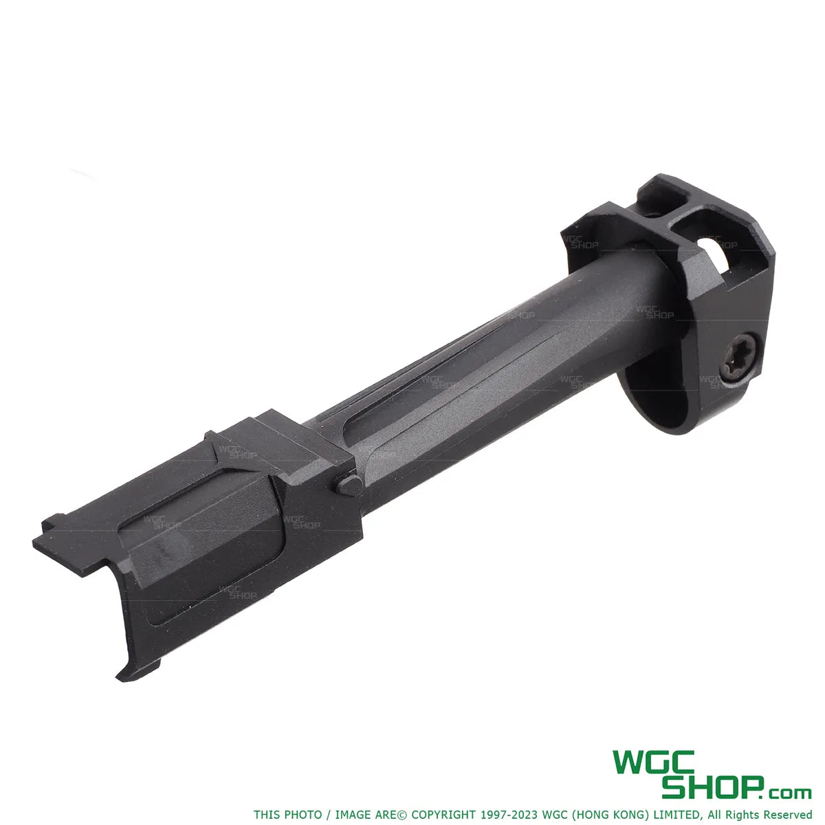 Right view GUNDAY RA Style Aluminum Outer Barrel w/ Comp for MARUI G19 Gen5 GBB Airsoft - Black