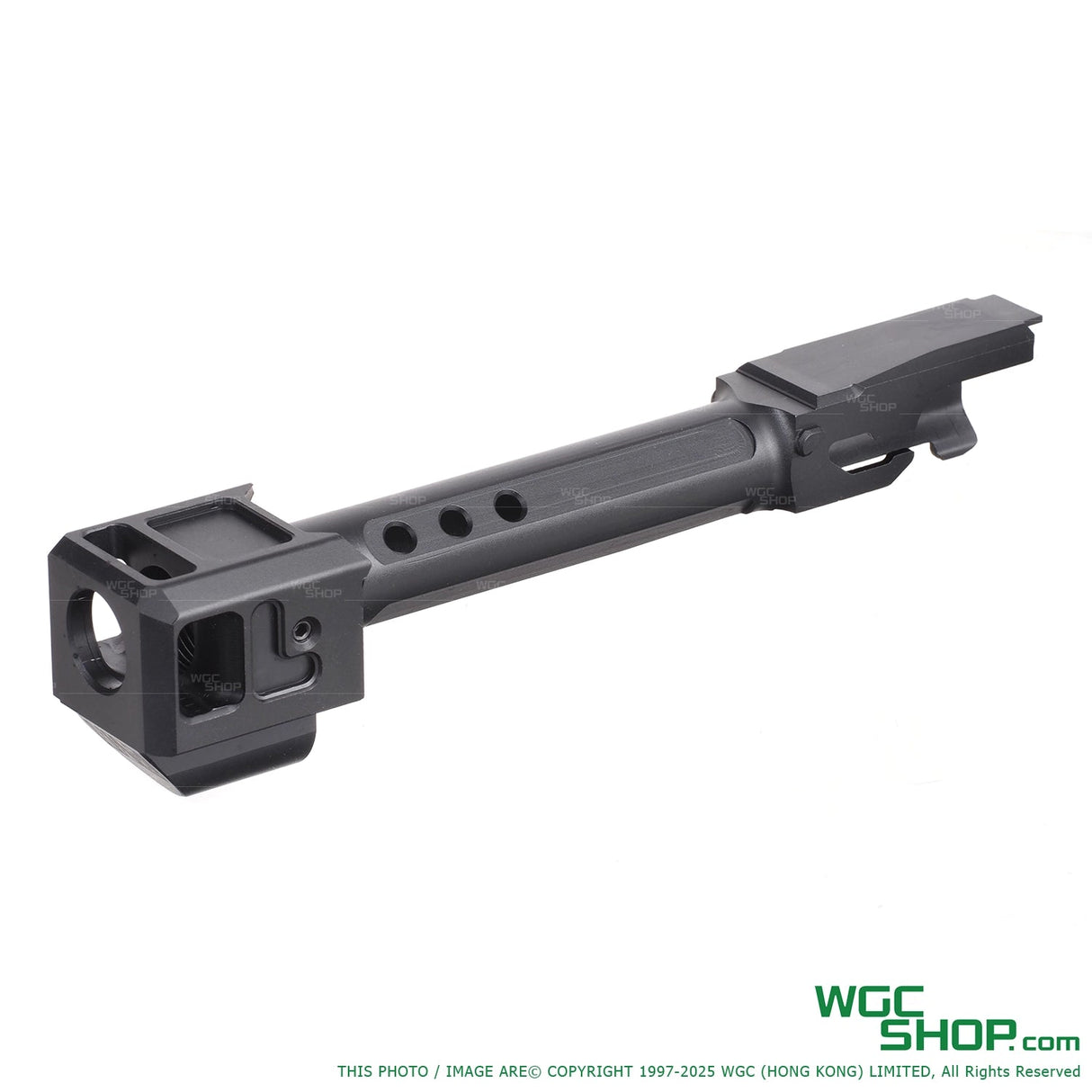 GUNDAY TP Style Aluminum Outer Barrel w/ HAED Style Compensator Type A for MARUI G17 Gen5 MOS GBB Airsoft