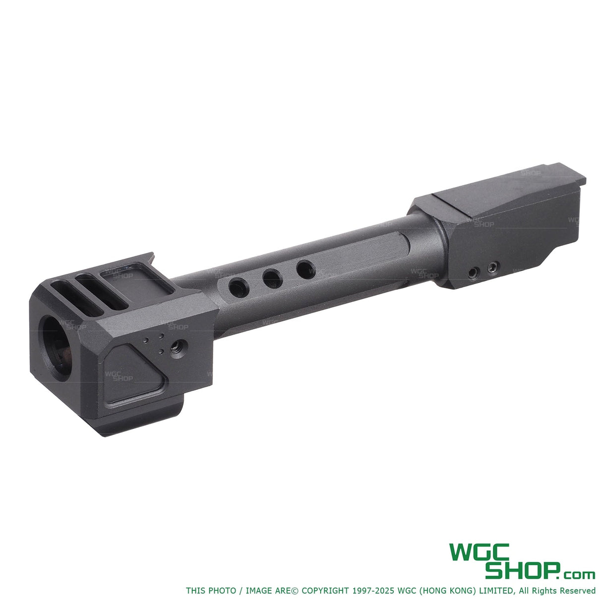 GUNDAY TP Style Aluminum Outer Barrel w/ HAED Style Compensator Type B for VFC G19 Gen5, G45, G19X, SRC G19 Gen5 MOS, GHK G45 GBB Airsoft