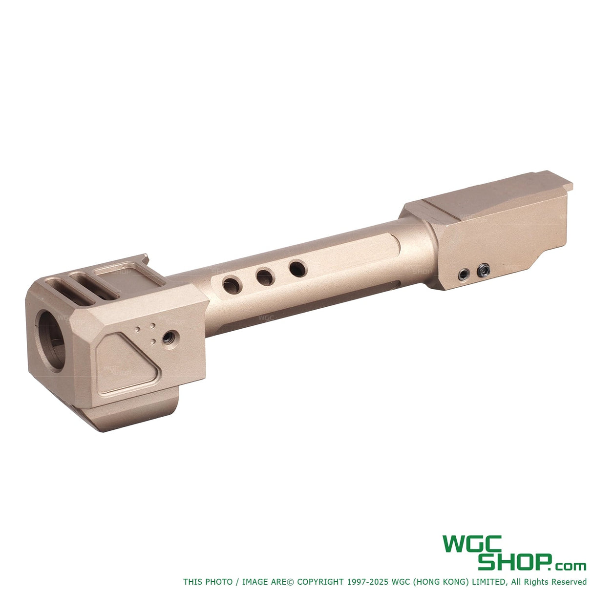 GUNDAY TP Style Aluminum Outer Barrel w/ HAED Style Compensator Type B for VFC G19 Gen5, G45, G19X, SRC G19 Gen5 MOS, GHK G45 GBB Airsoft