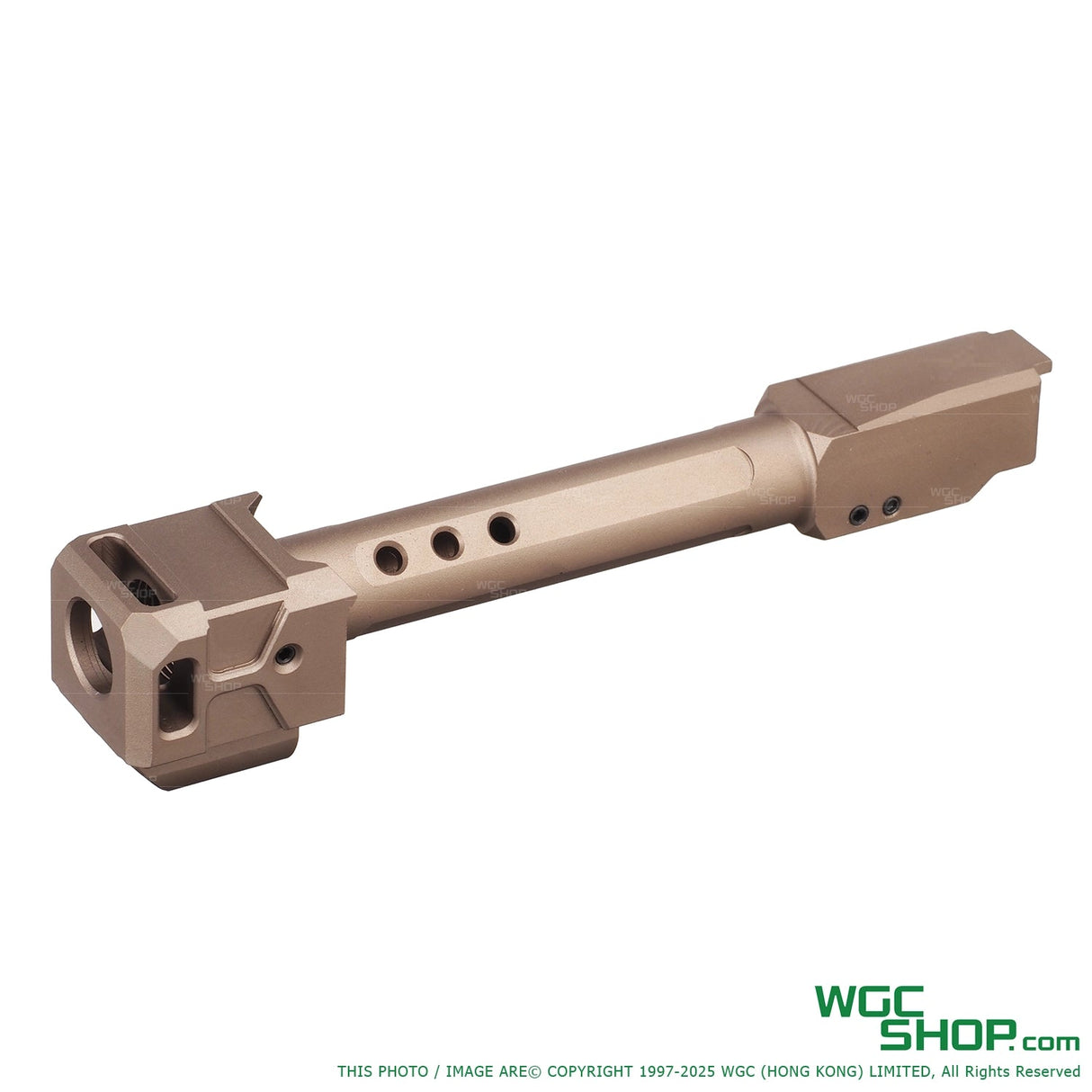 GUNDAY TP Style Aluminum Outer Barrel w/ HAED Style Compensator Type C for VFC G17 Gen5, SRC G17 Gen5 MOS GBB Airsoft
