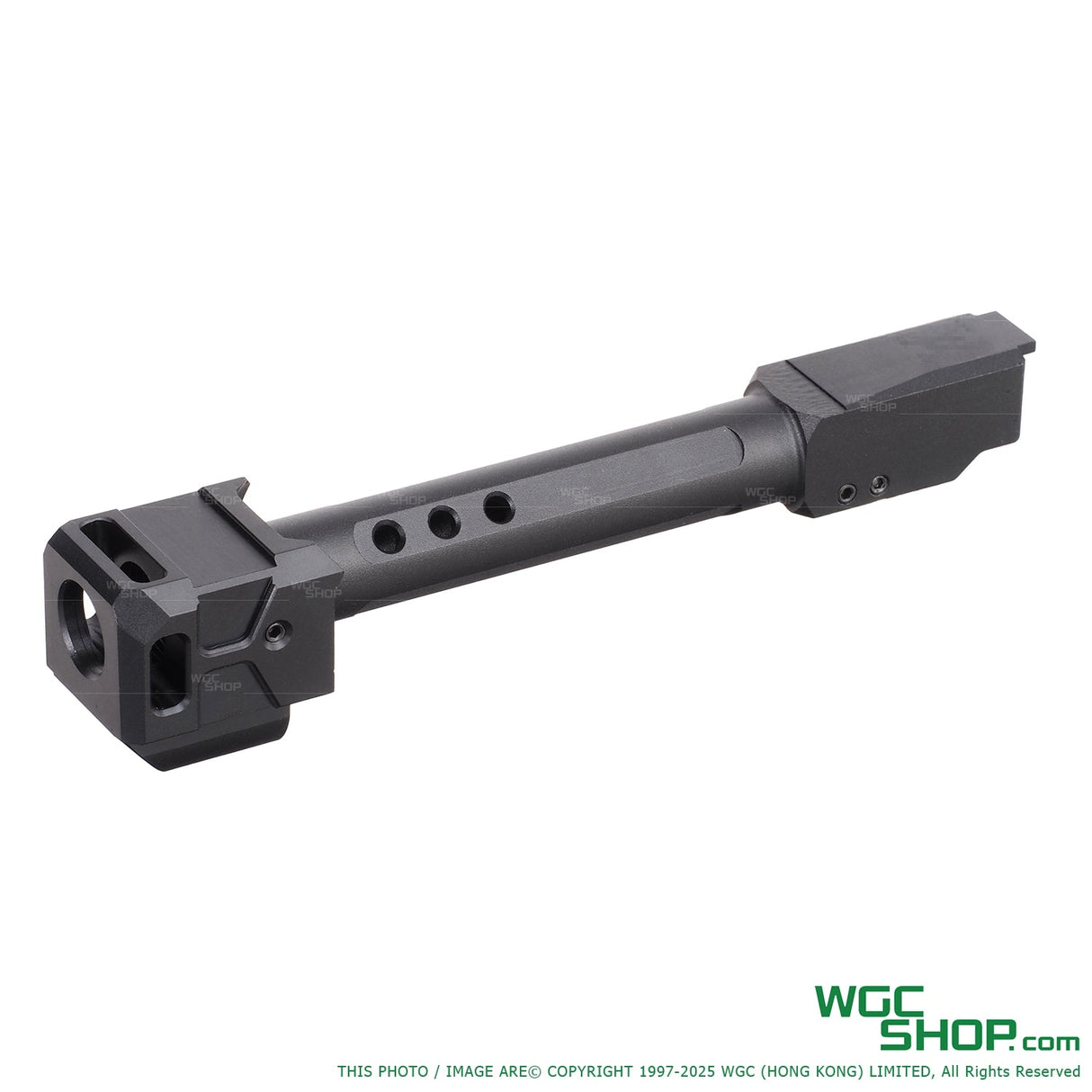 GUNDAY TP Style Aluminum Outer Barrel w/ HAED Style Compensator Type C for VFC G17 Gen5, SRC G17 Gen5 MOS GBB Airsoft