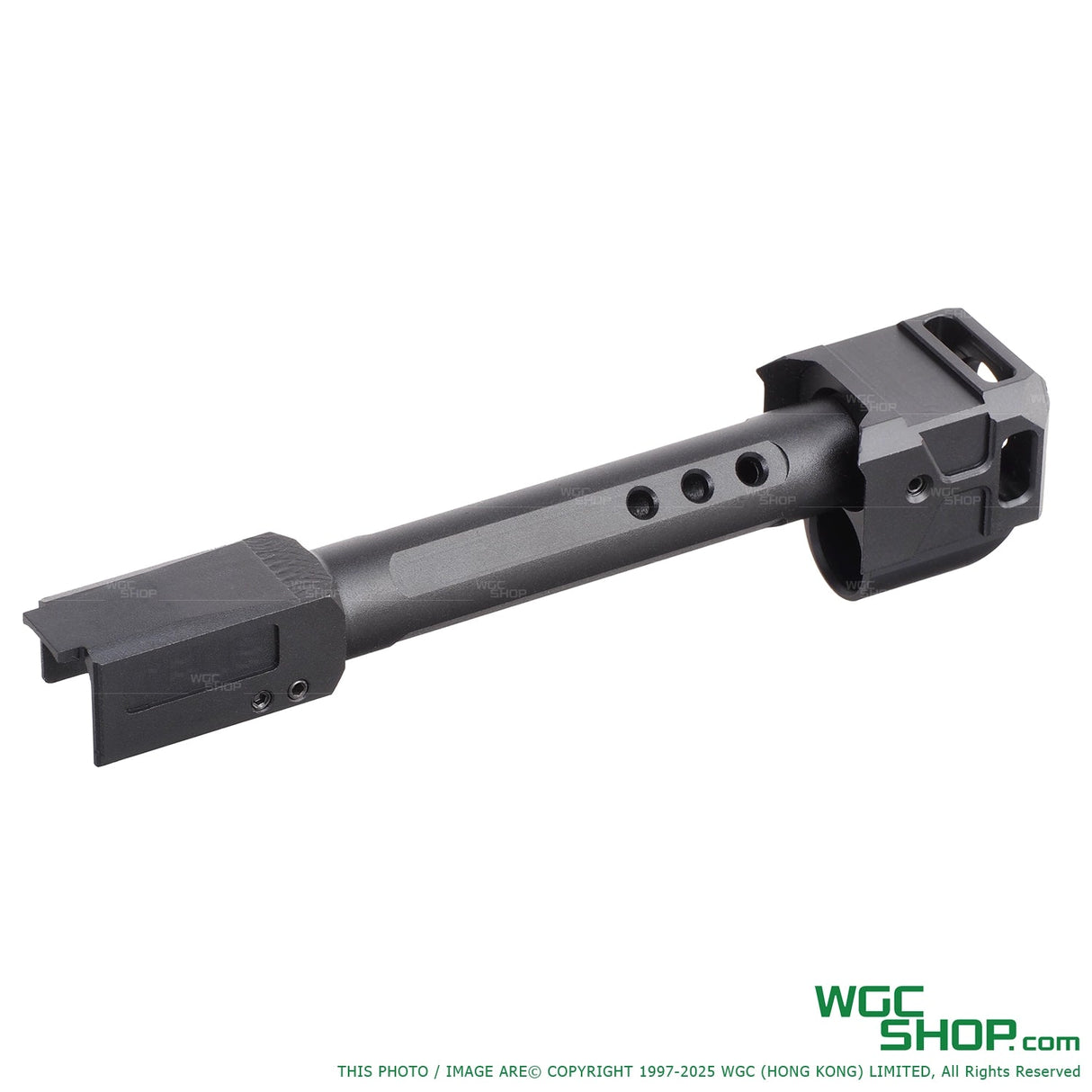 GUNDAY TP Style Aluminum Outer Barrel w/ HAED Style Compensator Type C for VFC G17 Gen5, SRC G17 Gen5 MOS GBB Airsoft
