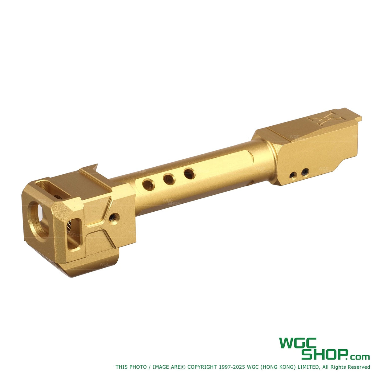 GUNDAY TP Style Aluminum Outer Barrel w/ HAED Style Compensator Type C for VFC G19 Gen5, G45, G19X, SRC G19 Gen5 MOS, GHK G45 GBB Airsoft