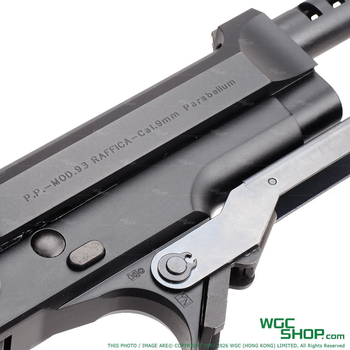 Right close-up of KSC M93R II GBB Airsoft HW - System 7