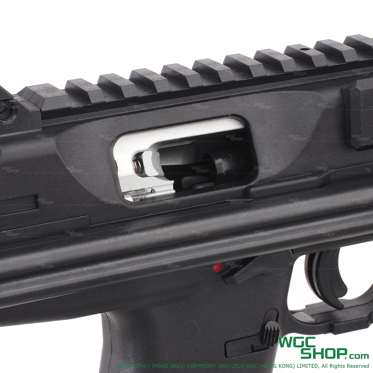 Close-up view of Maruyama MP-IX bolt carrier