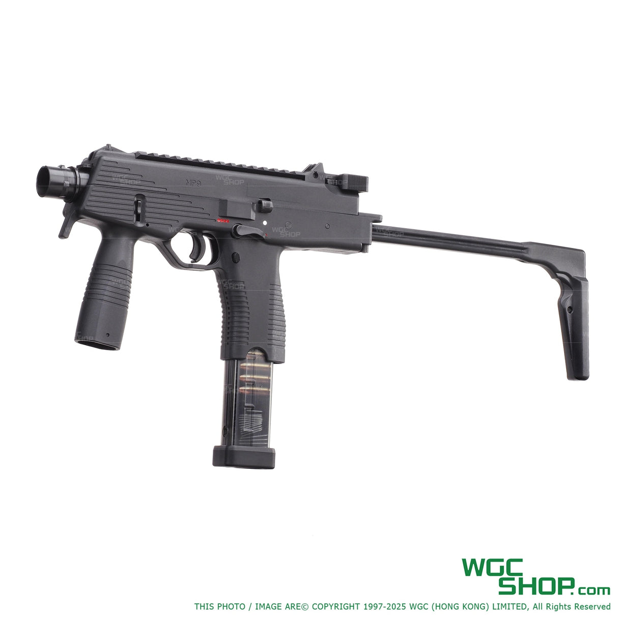 Left side view of Maruyama MP-IX MP9 gbb airsoft
