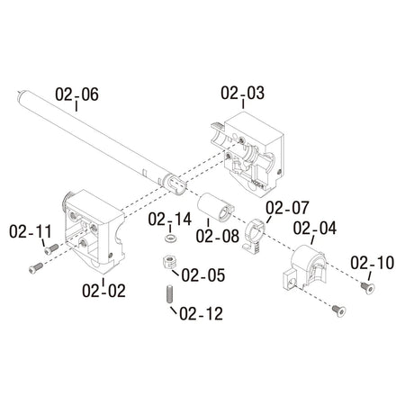 MARUYAMA Original Parts - Hop-Up Chamber Set for SCW-9 GBB Airsoft ( 02-02 + 02-03 + 02-11x2 + 02-14 + 02-05 + 02-12 + 02-07 )-WGC Shop