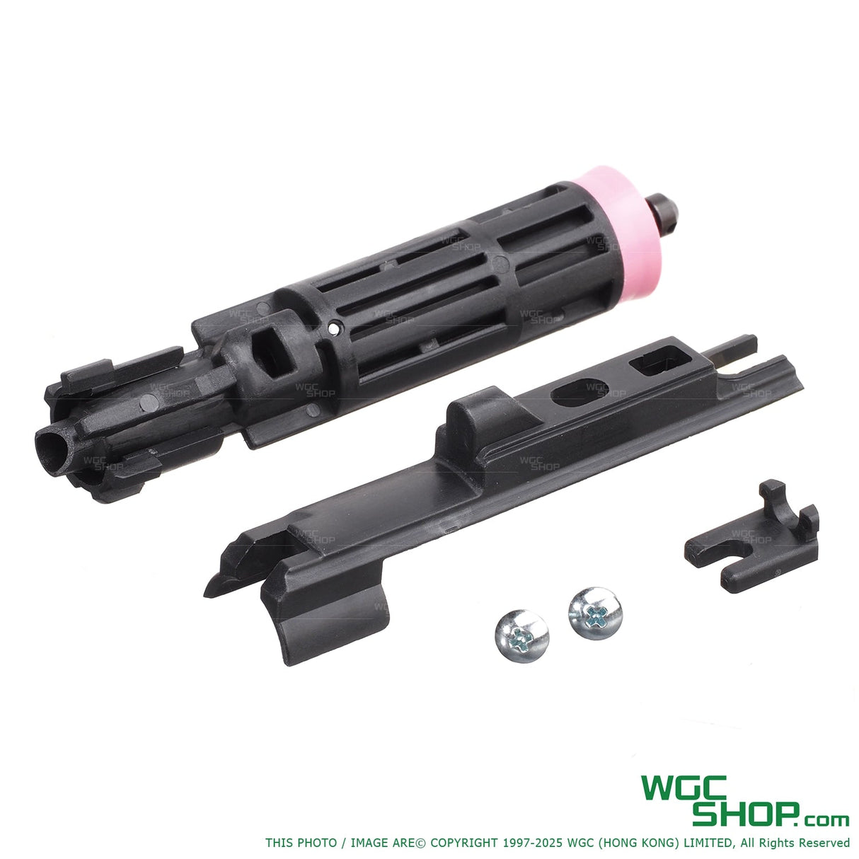 Modify Tech reinforced drop-in nozzle set with black plastic parts and screws for Marui MWS series