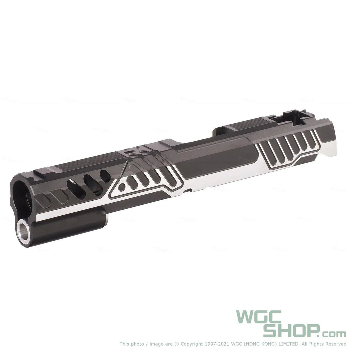 PCP Custom EB Style Slide for Marui Hi - Capa GBB Airsoft Two Tone Black PCPC-HC-EDS-2TBK - WGC Shop