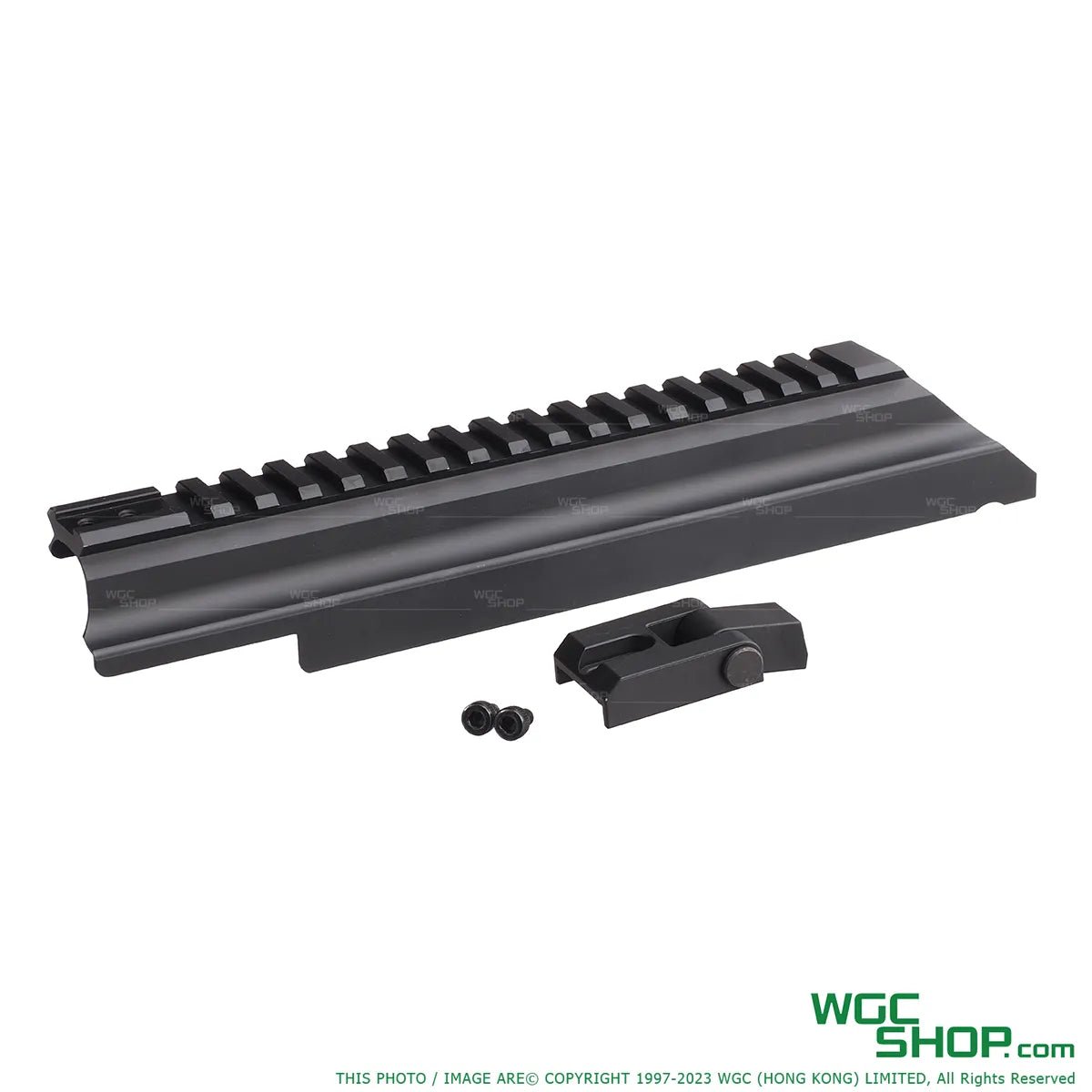 Left view of PRO ARMS CNC Rail Cover for MARUI SAIGA - 12K / SBS GBB Airsoft
