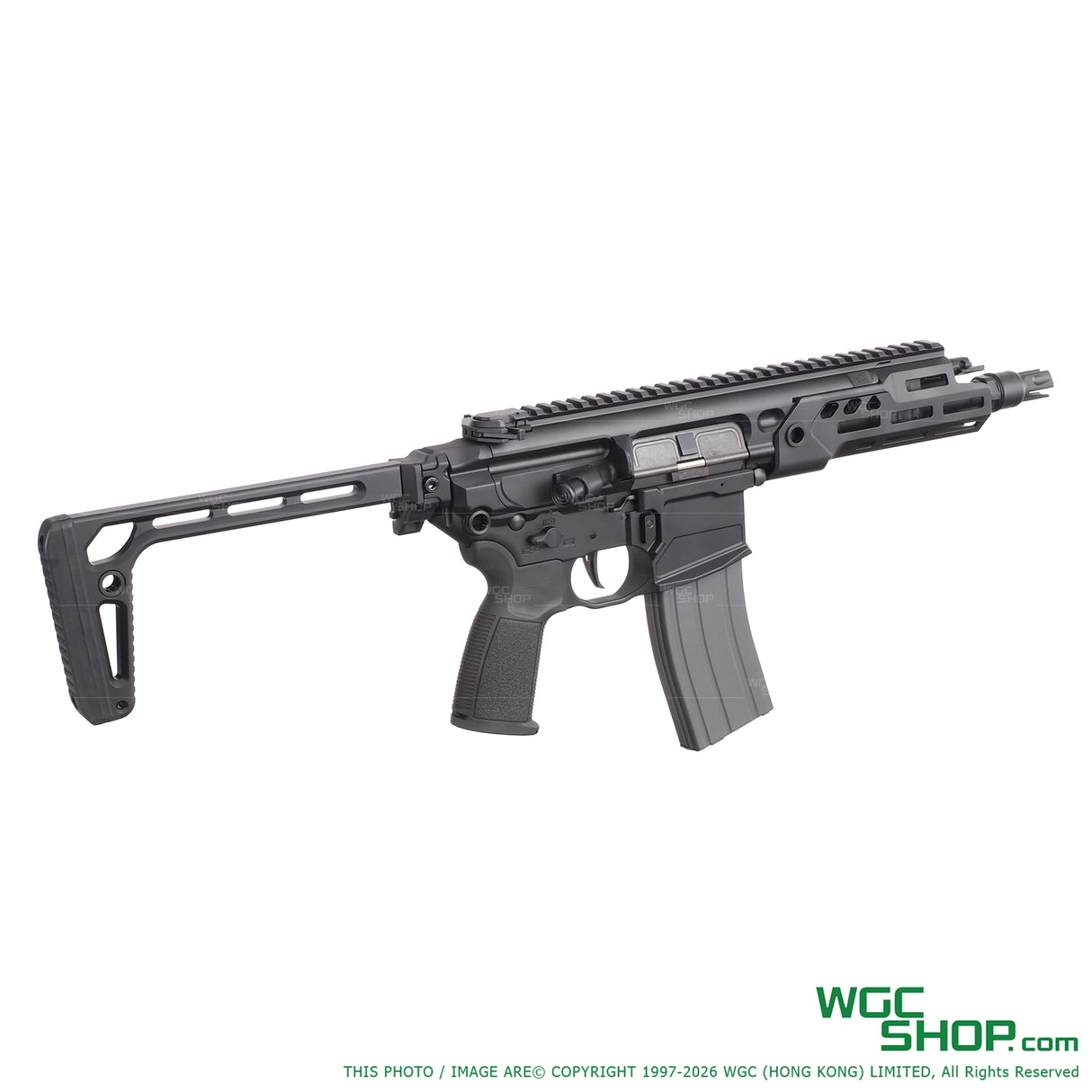 SALVO PRECISION Rattler LT RSAR 7.75 Inch GBB Airsoft SAL-GBB-S001-3D-SB-BK - WGC Shop