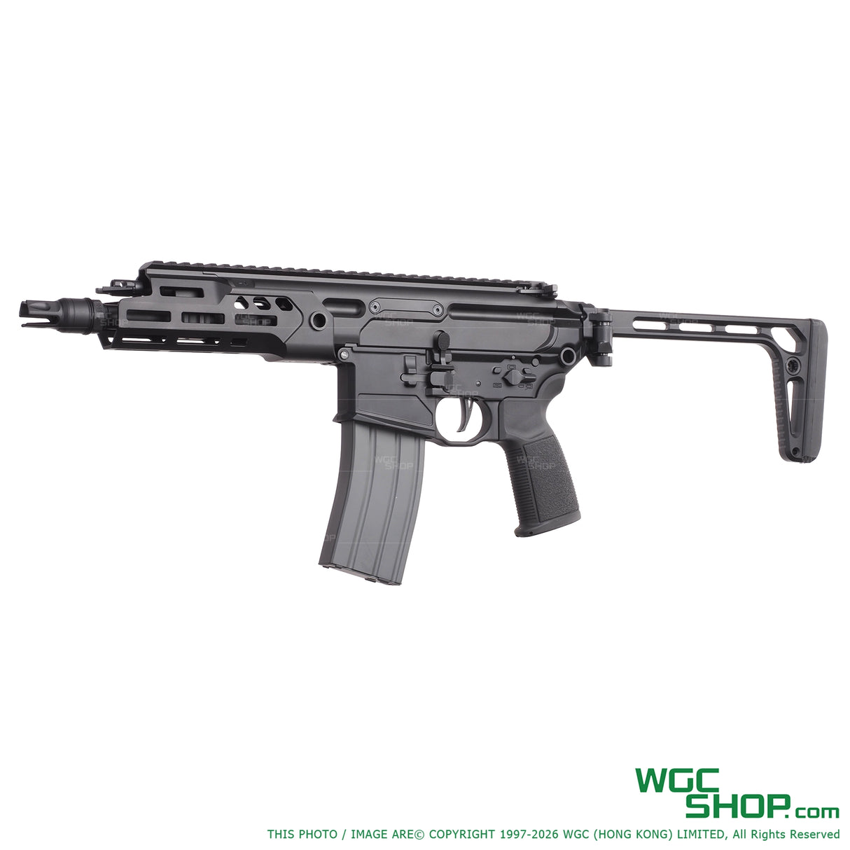 SALVO PRECISION Rattler LT RSAR 7.75 Inch GBB Airsoft SAL-GBB-S001-3D-SB-BK - WGC Shop