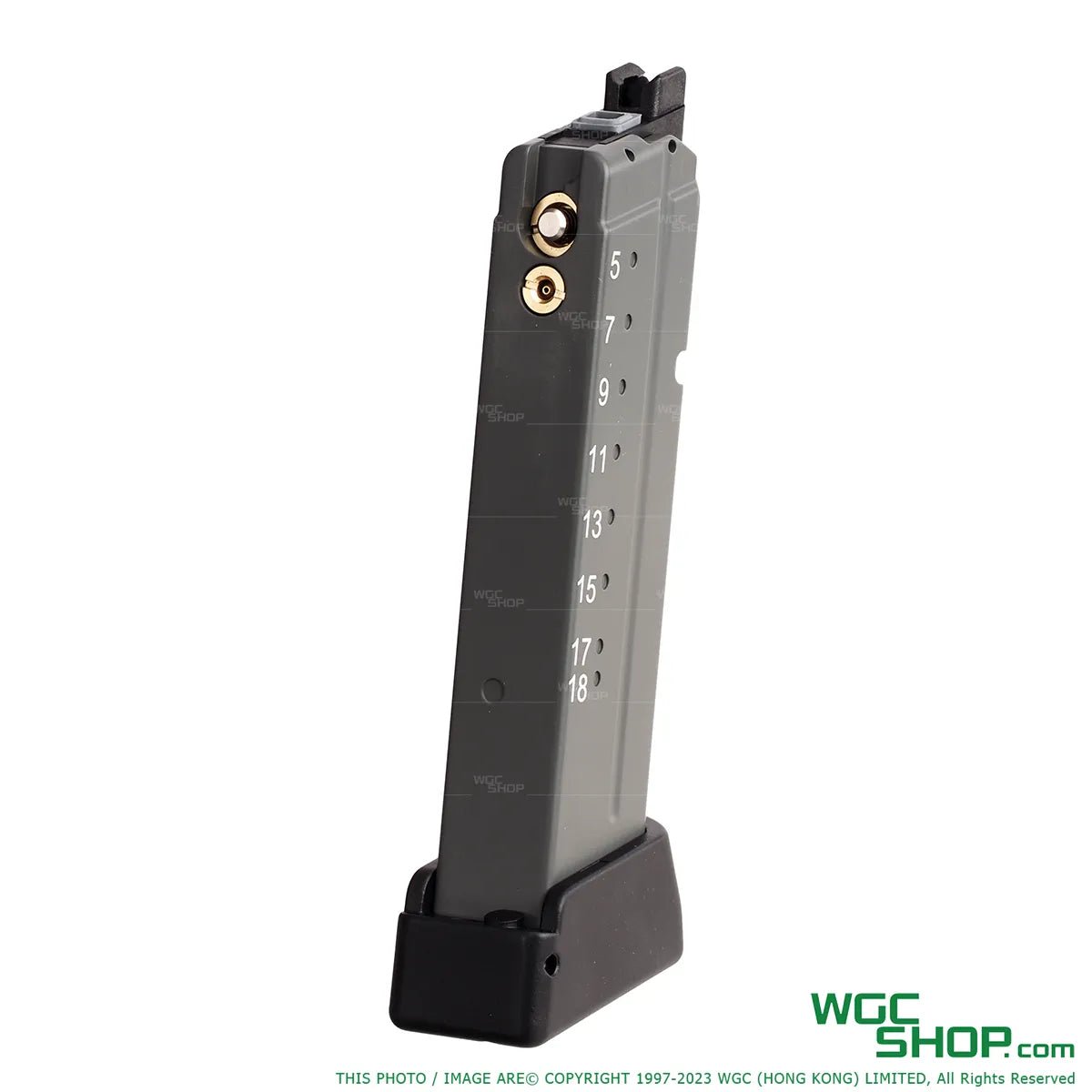 Right view of STARK ARMS MP443 26Rds Extend Gas Airsoft Magazine