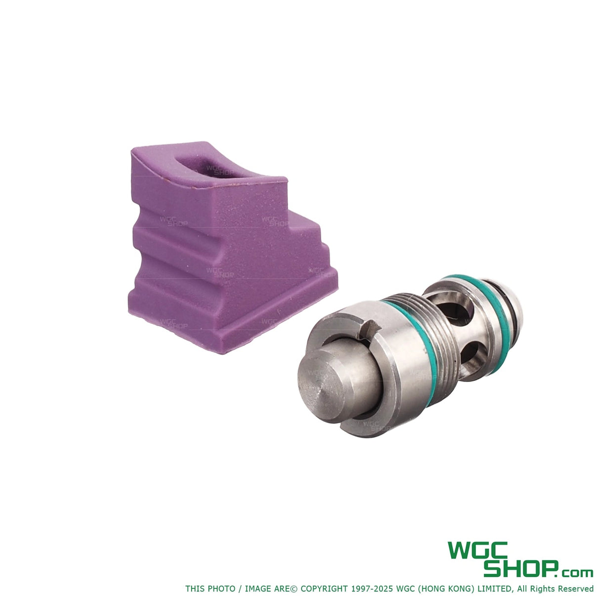 T8 Stainless Steel Output Valve w/ 70 Degree Gas Route for MARUI M4 MWS GBB Magazine