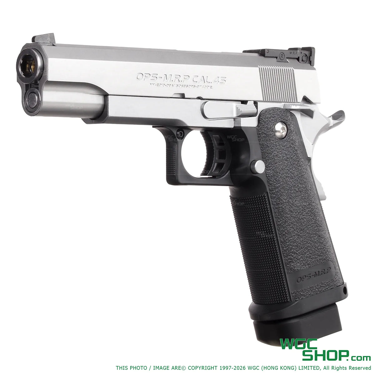 Left view of TOKYO MARUI HI-CAPA 5.1 Stainless Model GBB Airsoft
