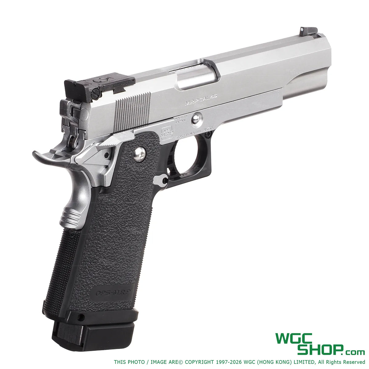 Right view of TOKYO MARUI HI-CAPA 5.1 Stainless Model GBB Airsoft