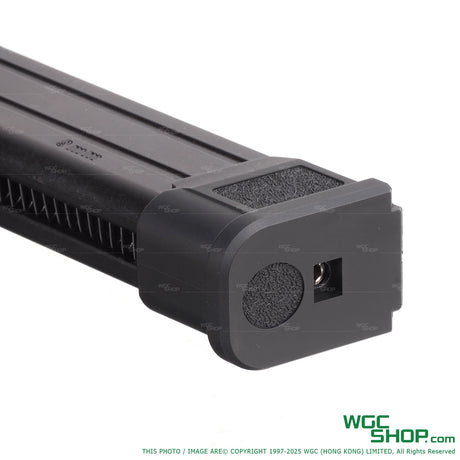 Bottom view of TOKYO MARUI P320 32 rounds gas airsoft magazine