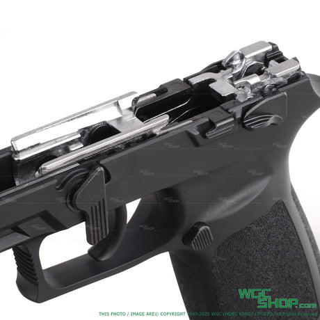 Hammer close-up view of TOKYO MARUI P320 full size GBB airsoft