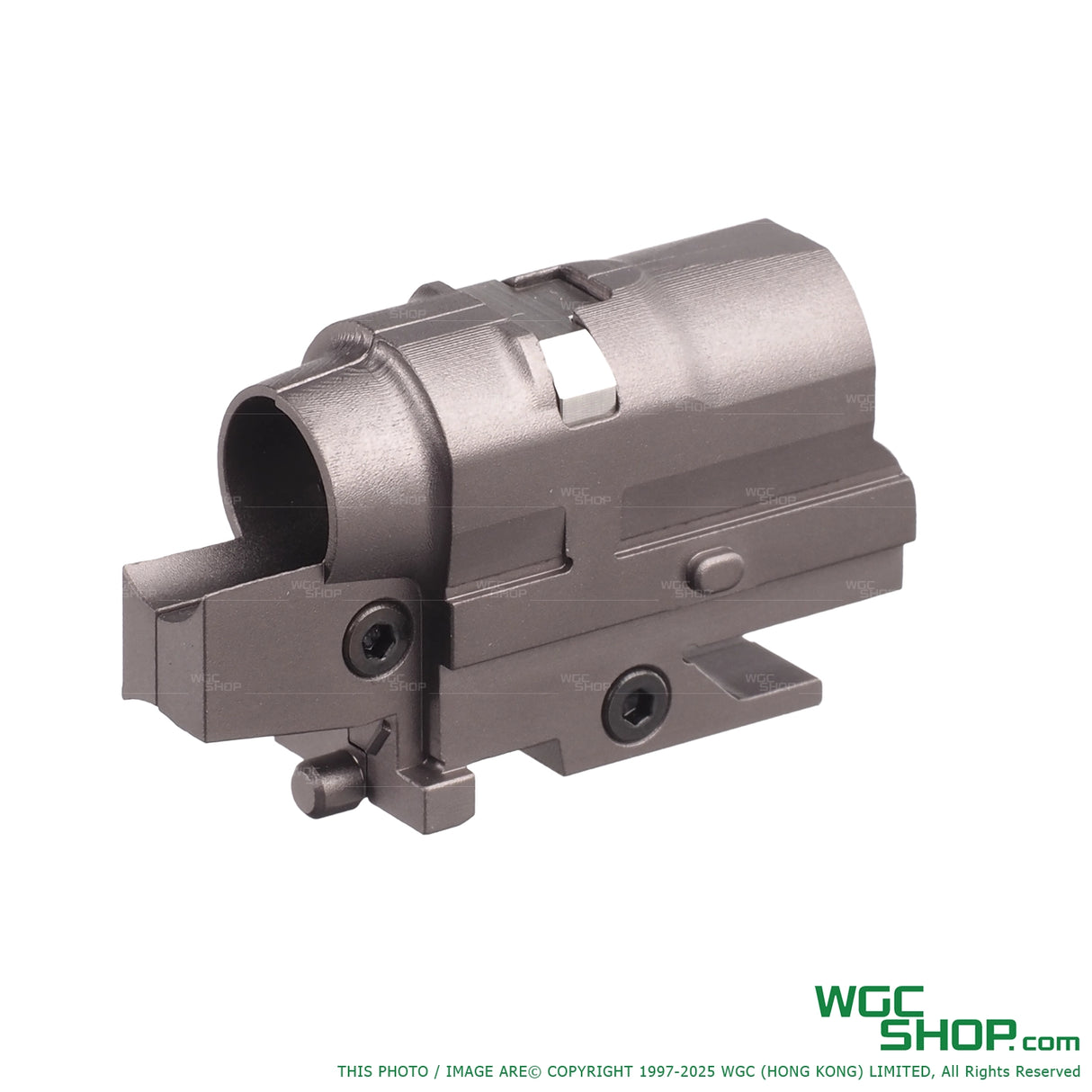 Left view of TOP SHOOTER PDP airsoft hop-up set