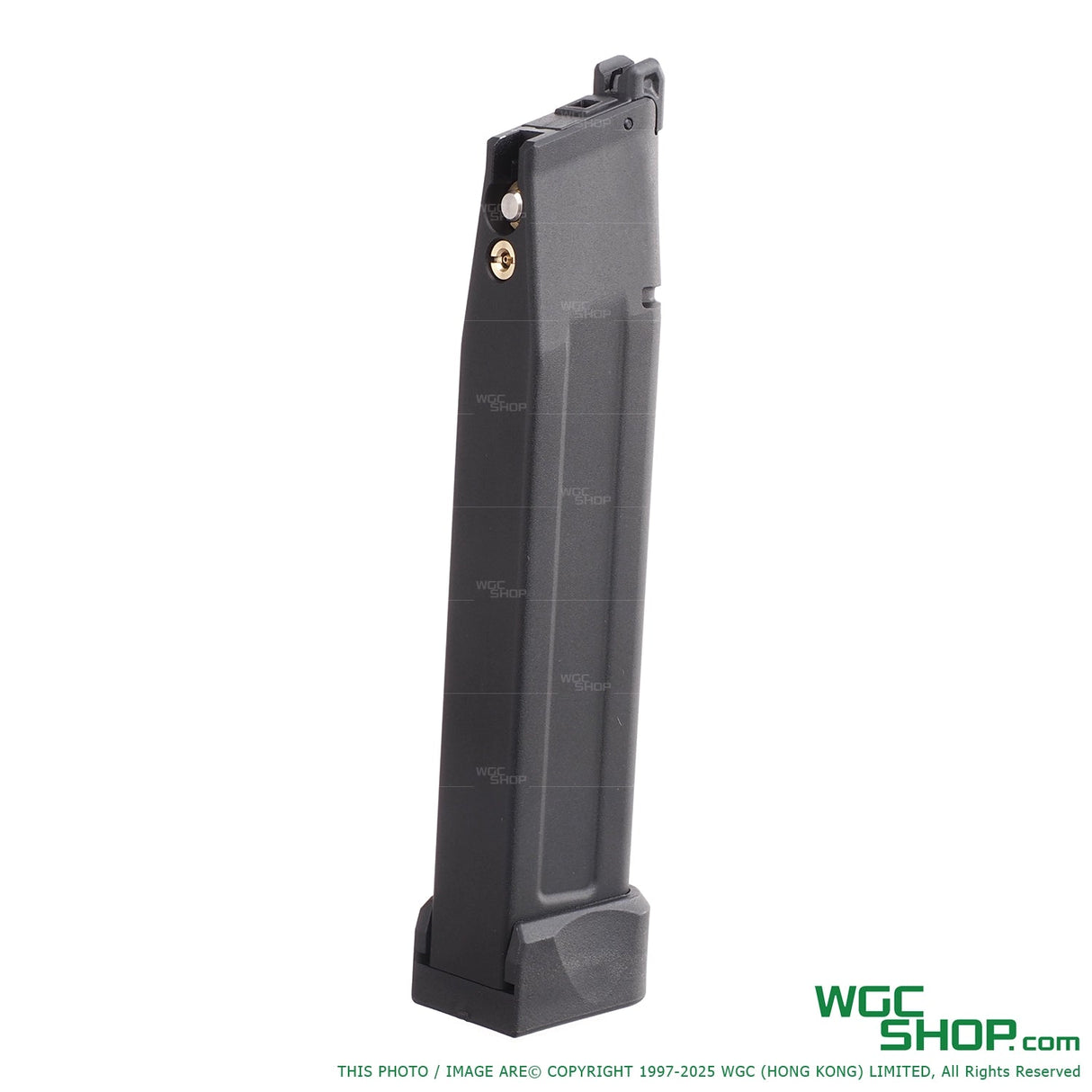 black CNC aluminum lightweight Hi-Capa gas airsoft magazine with 40 rounds capacity