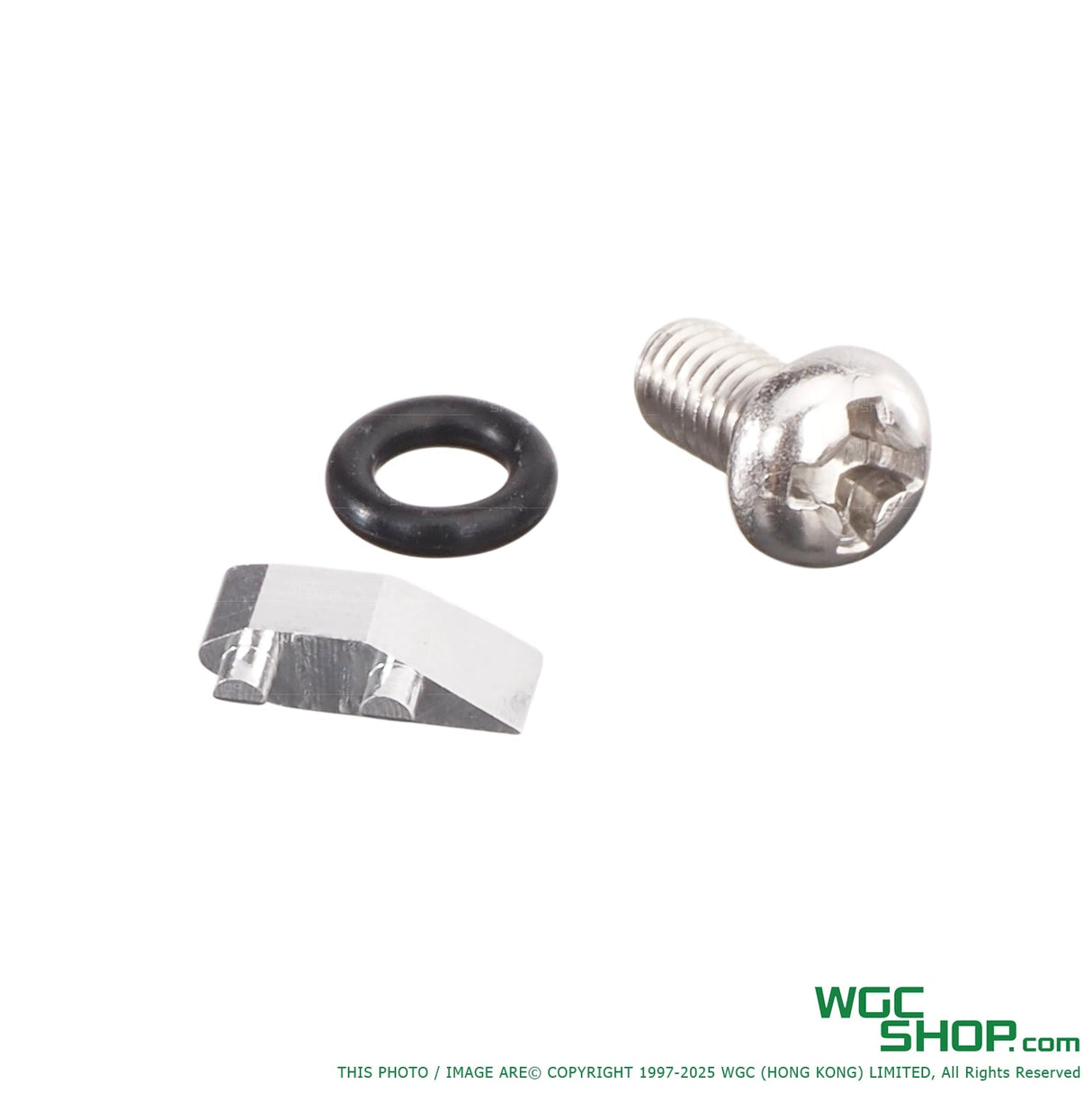 Lightweight CNC aluminum blowback housing part with screw and black O-ring for WE G17 G19 GBB airsoft