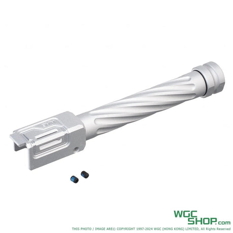 TTI AIRSOFT Fixed Outer Barrel for Marui 17 / 18 G3 Spec & WE G-Series GBB Airsoft - Type A-TTI-P0037-SV-WGC Shop