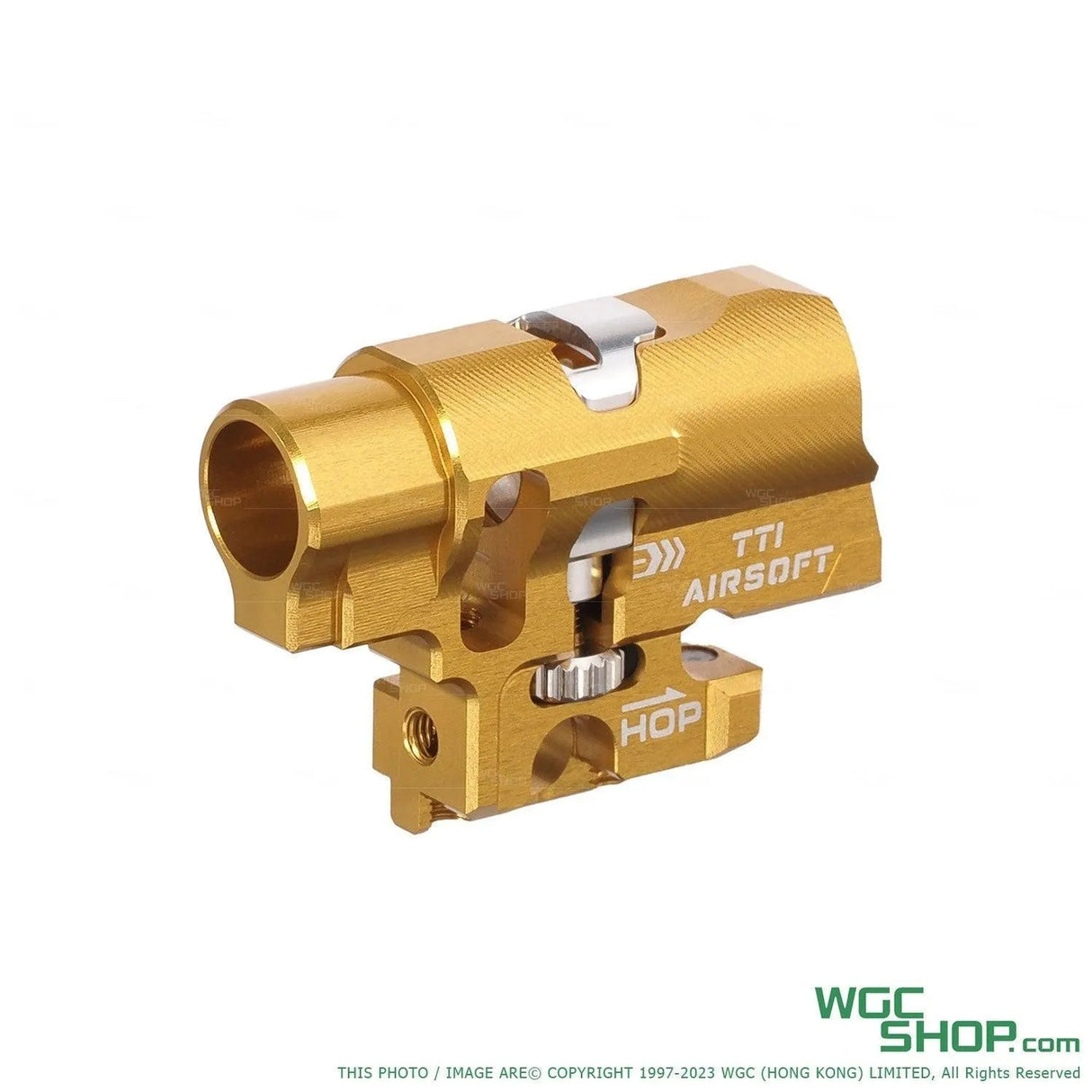 TTI AIRSOFT Infinity Marui Spec Hi-Capa One Piece Full CNC TDC Hop-Up Chamber-TTI-P0031-GOLD-WGC Shop