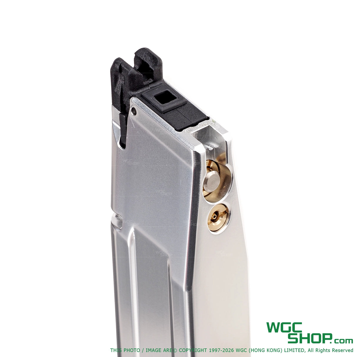 TTI AIRSOFT 50Rds CNC Aluminum Lightweight Hi - Capa Gas Airsoft Magazine Silver TTI-M0007-SV - WGC Shop