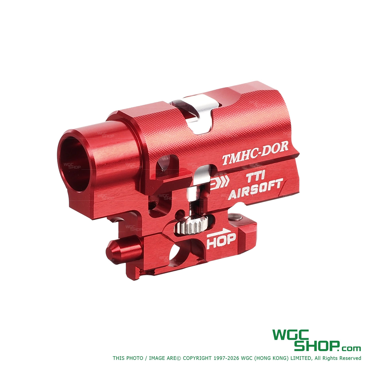 TTI AIRSOFT Infinity One Piece Full CNC TDC Hop - Up Chamber for MARUI D.O.R / M45A1 GBB Red TTI-P0062-RD - WGC Shop