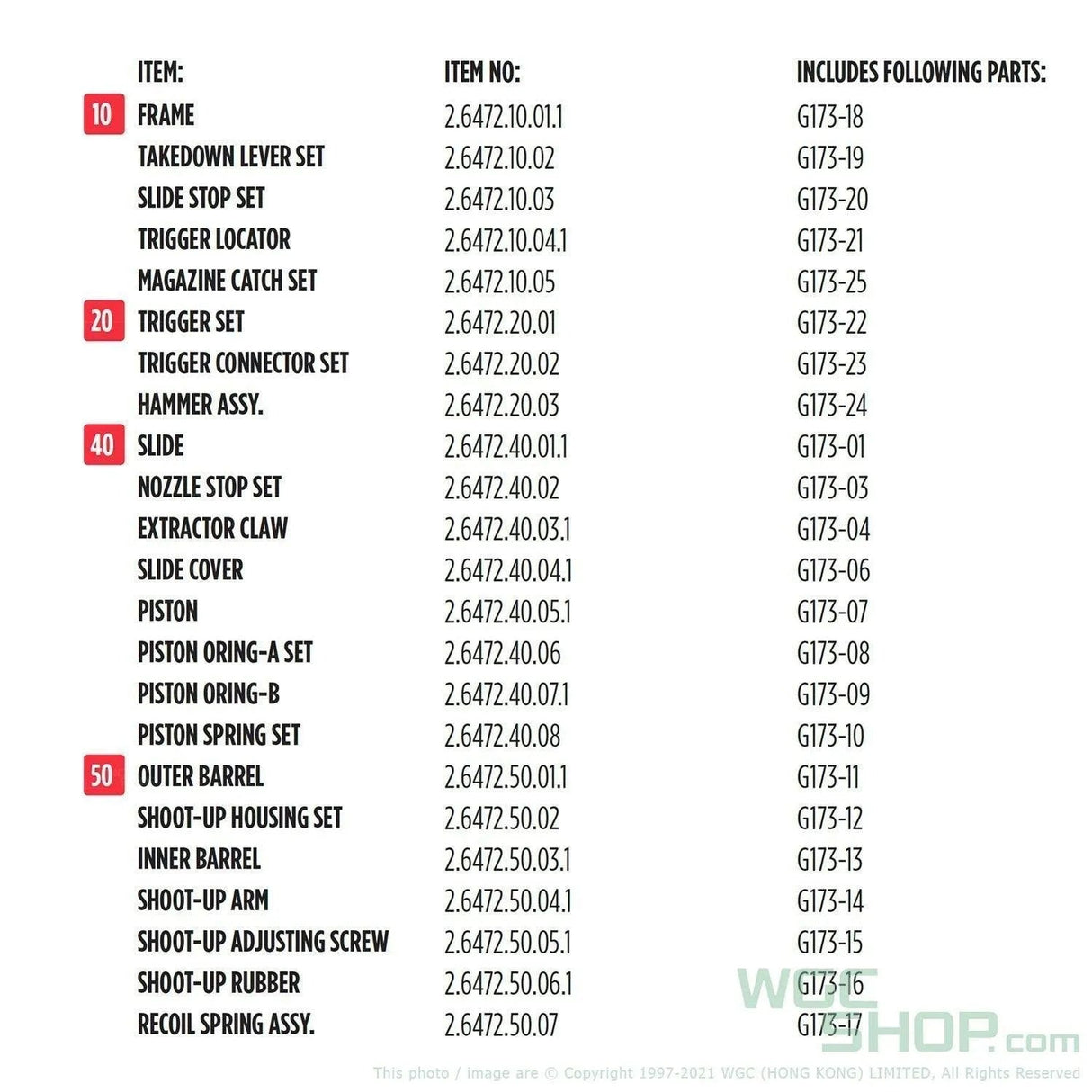 Umarex / GHK Glock G17 Gen3 GBB Airsoft - WGC Shop