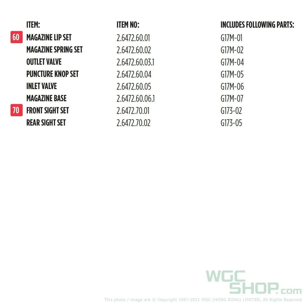 Umarex / GHK Glock G17 Gen3 GBB Airsoft - WGC Shop