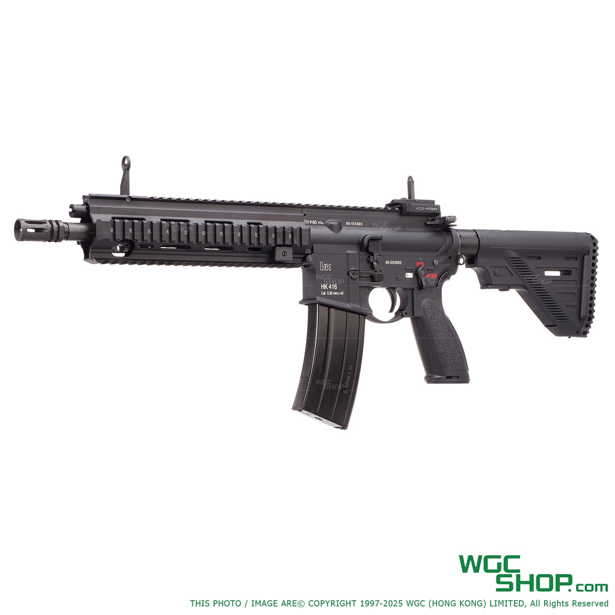UMAREX / VFC HK416A5 Gen3 STD GBB Airsoft - Black / Left Side