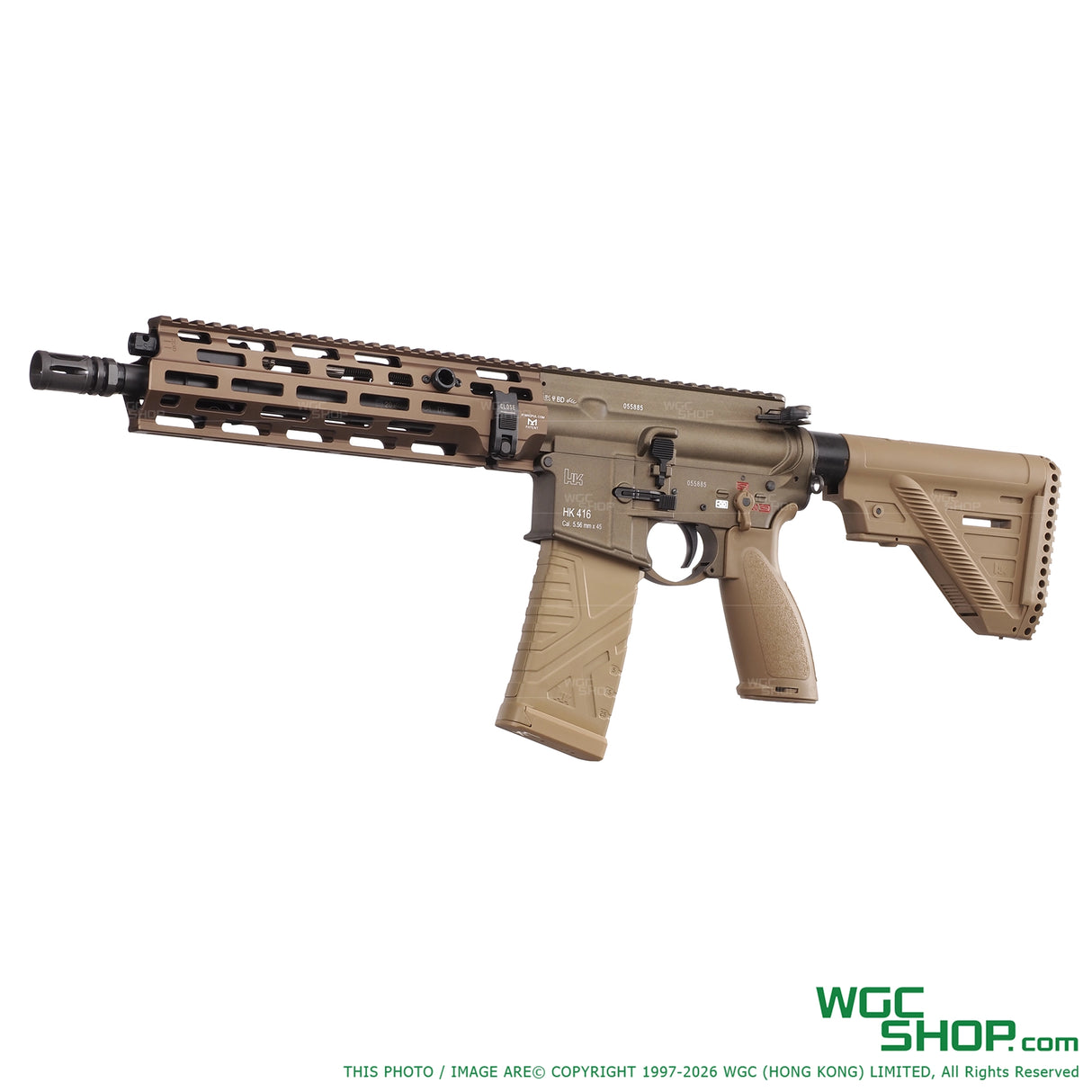 VFC HK416A5 M-LOK EVO GBB Airsoft - RAL8000 / UMAREX Licensed VFC-VF2-LHK416A5-TN04 - WGC Shop