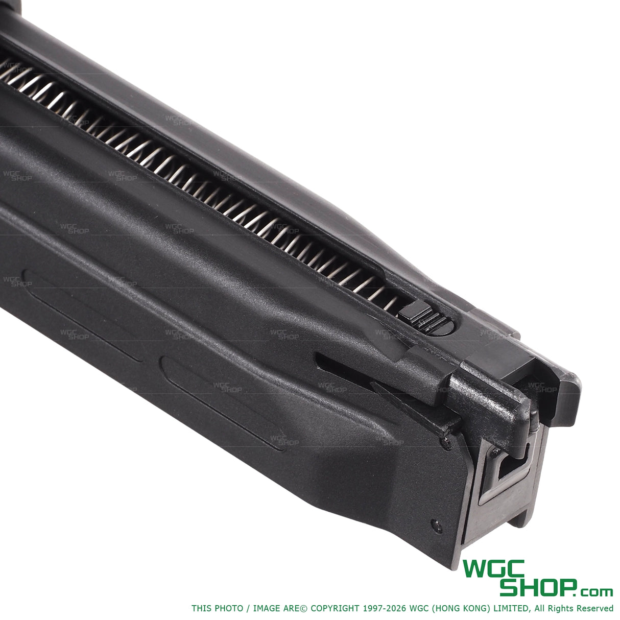 Close-up view of VFC P7M13 16Rds Gas Airsoft Magazine - WGC Shop