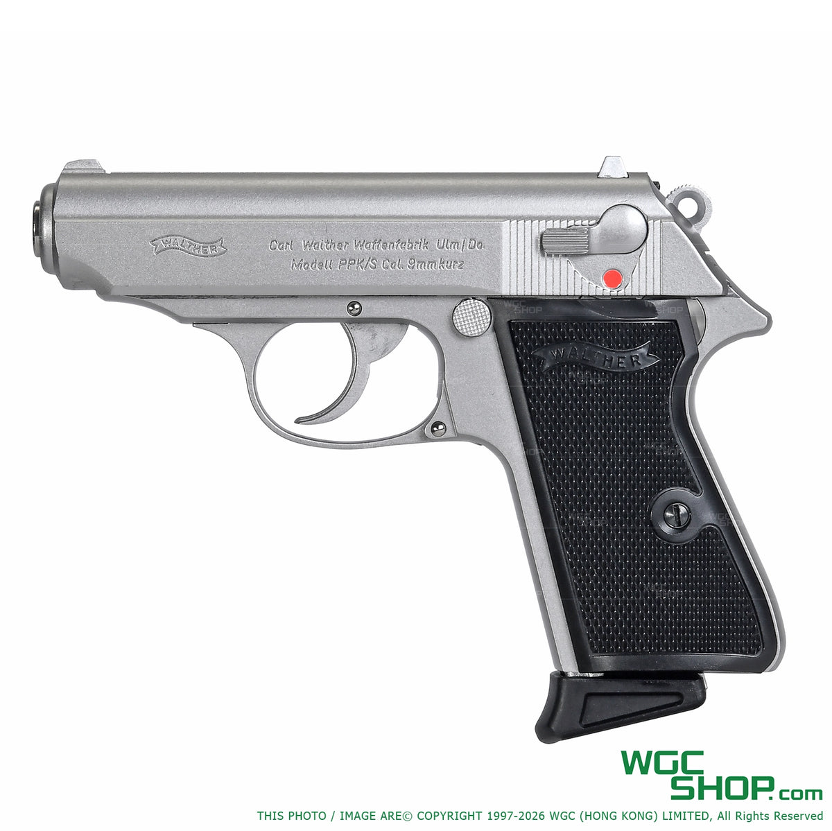 Left of VFC PPK/S GBB Airsoft - Silver