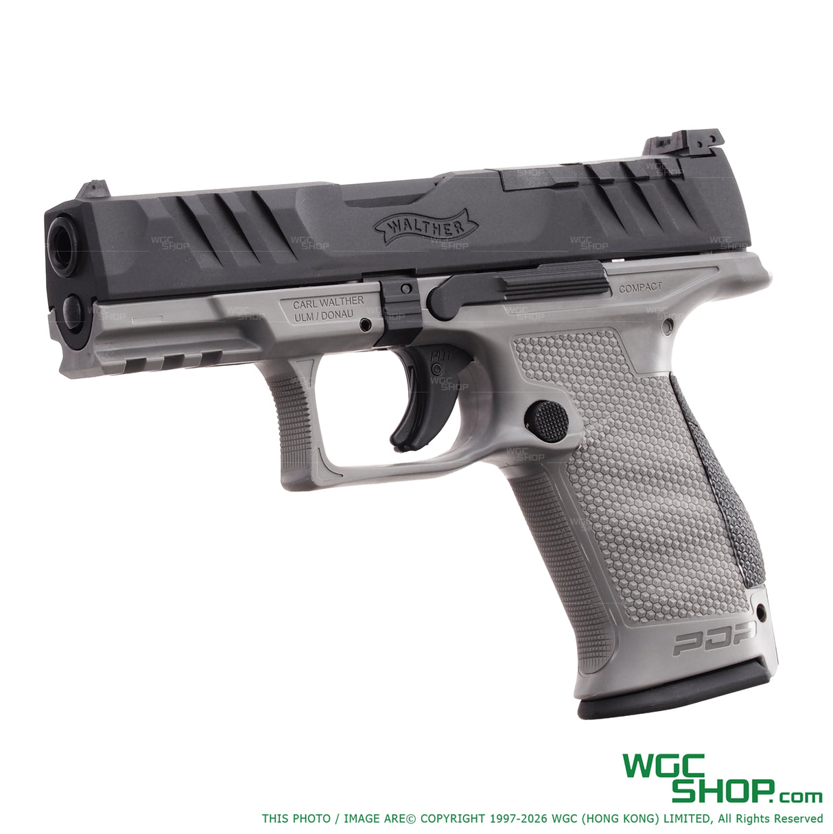 VFC Walther PDP Compact 4 Inch GBB Airsoft - GRAY / UMAREX Licensed VFC-UM3T-PDP-GY01 - WGC Shop
