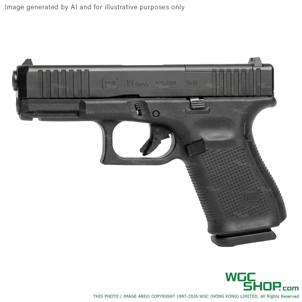 VFC G19 Gen5 MOS GBB Airsoft - UMAREX Licensed VFC-UM3T-G19G5M-BK01 - WGC Shop