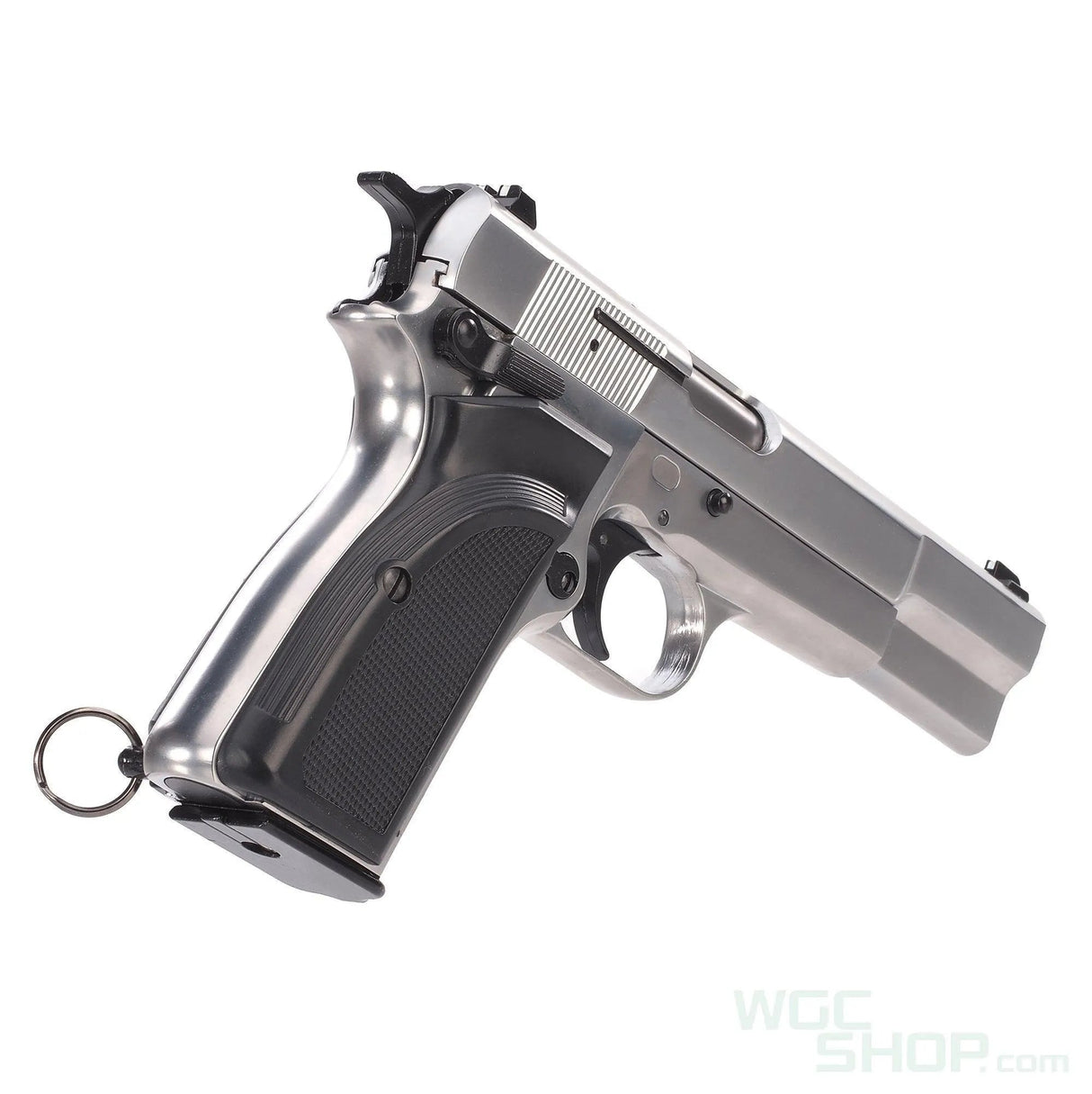 WE Browning Hi Power MK3 GBB Airsoft - Silver - WGC Shop
