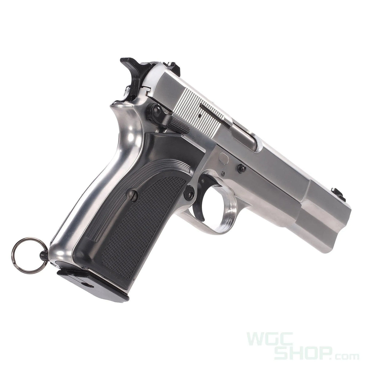 WE Browning Hi Power MK3 GBB Airsoft - Silver - WGC Shop