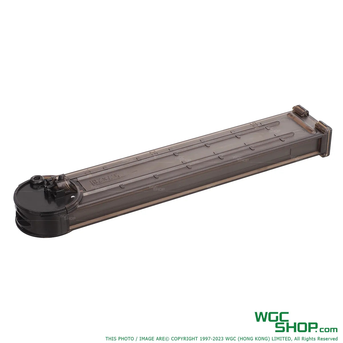 Magazine bottom view of WE P90 GBB Airsoft - Licensed