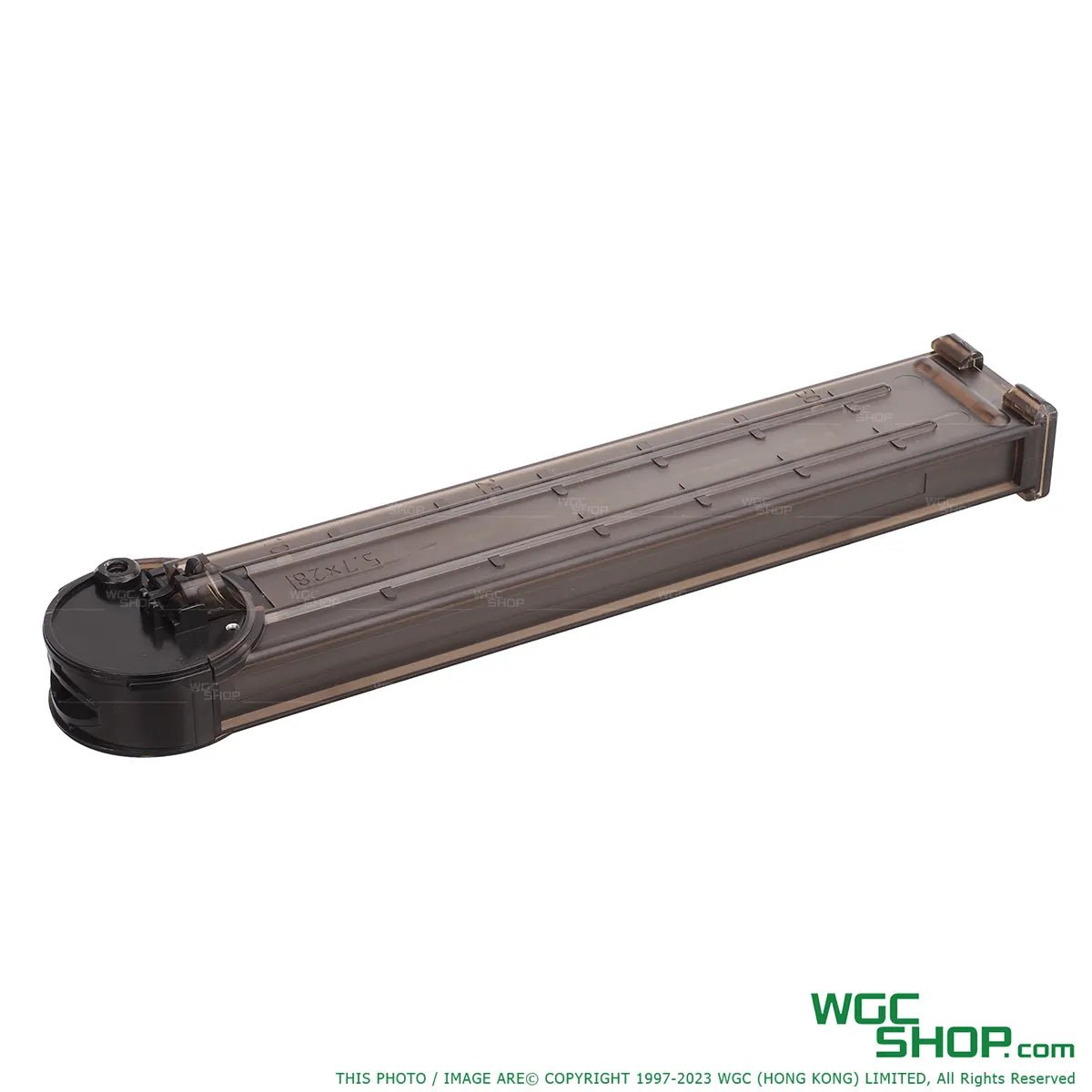 Magazine bottom view of WE P90 GBB Airsoft - Licensed