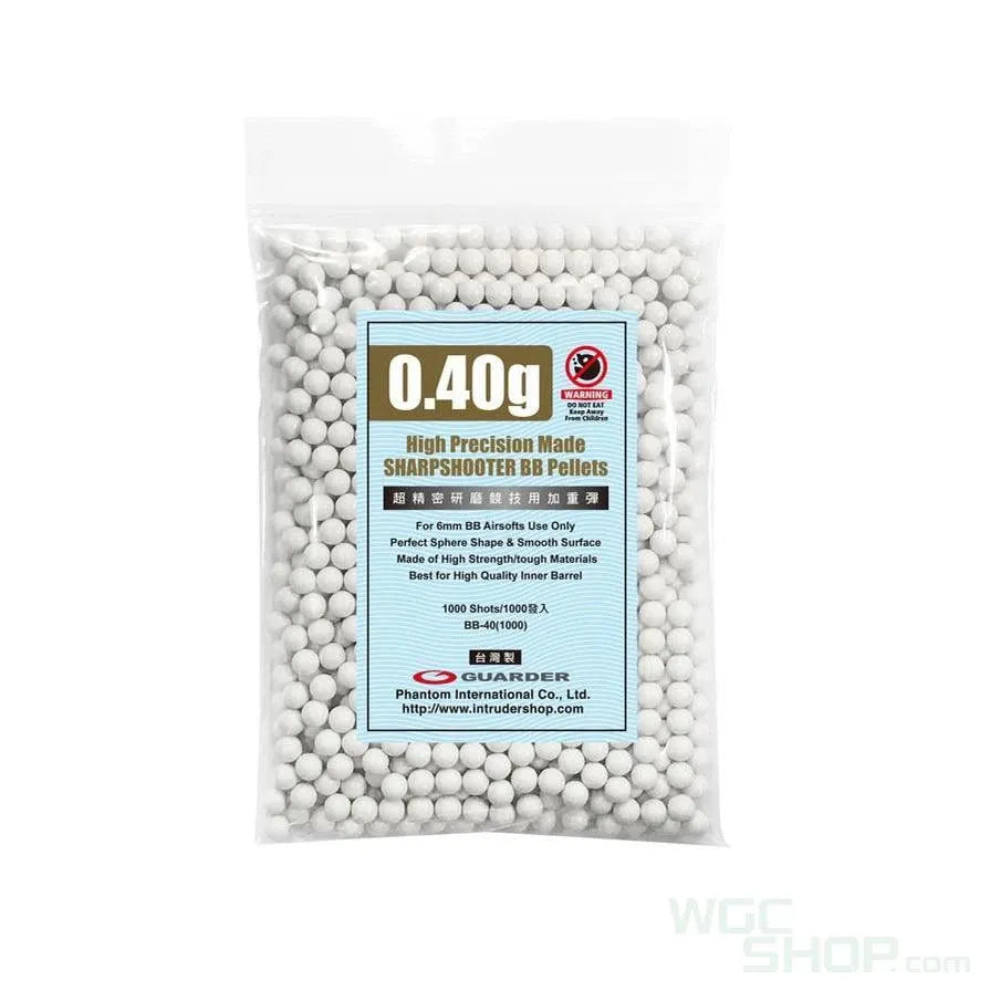 GUARDER High Precision 0.4g BB Bullets ( 1000 Pellets ) - WGC Shop