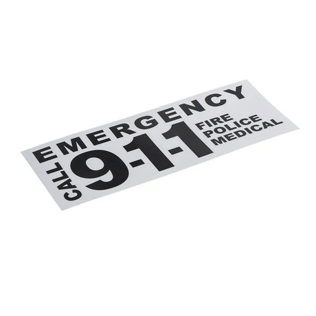 GUARDER LAPD Police Sticker ( for Car Tail / Black ) - WGC Shop