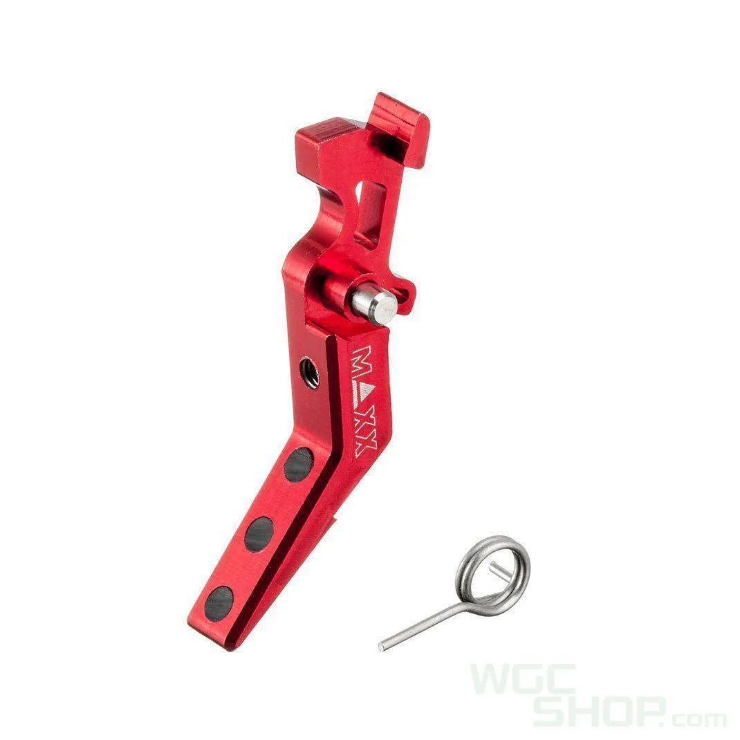 Maxx CNC Aluminum Advanced Trigger ( Style A ) Red MAXX-TRG001SAR - WGC Shop