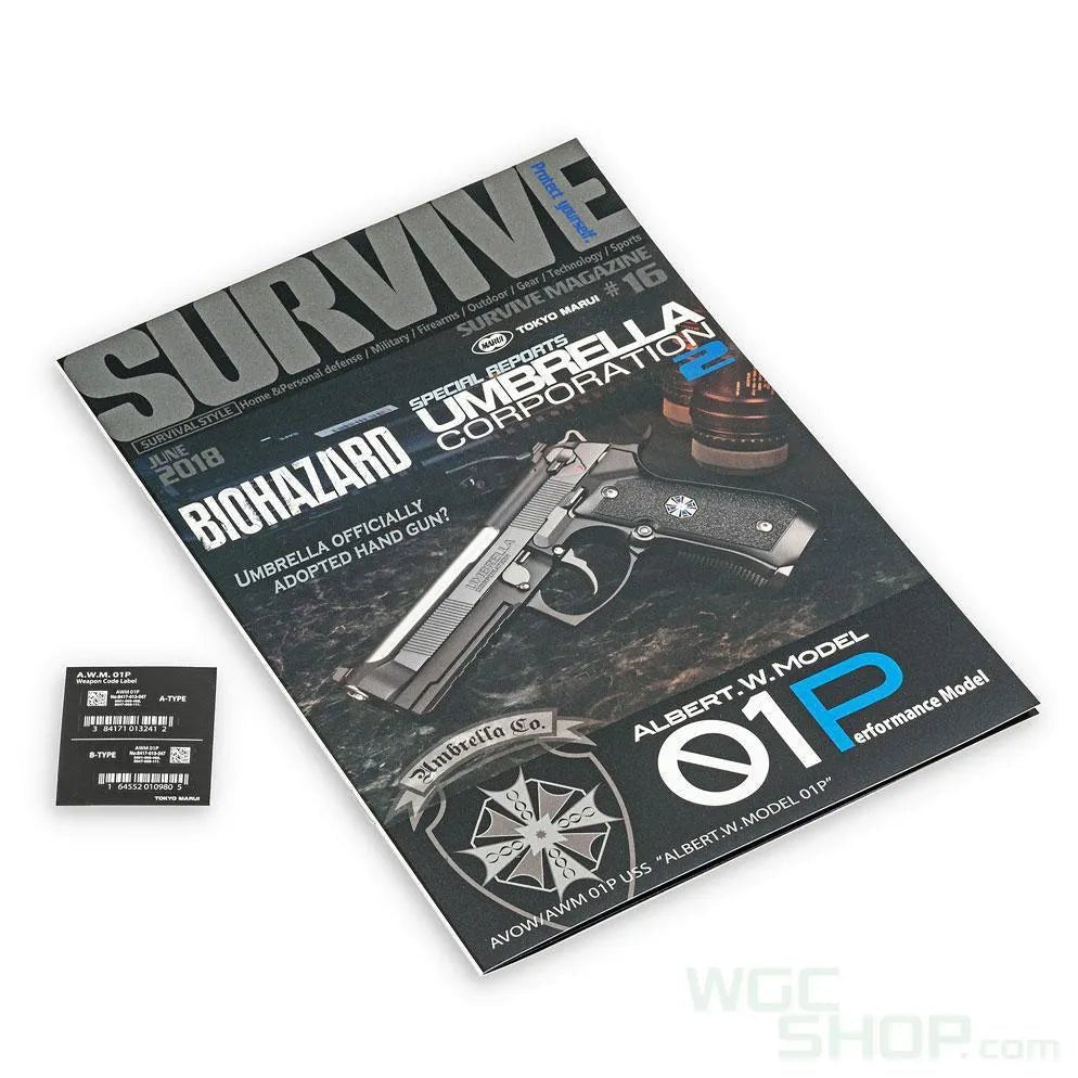 TOKYO MARUI Biohazard Albert W Model 01P GBB Airsoft TM-PS-BH-AWM01P - WGC Shop