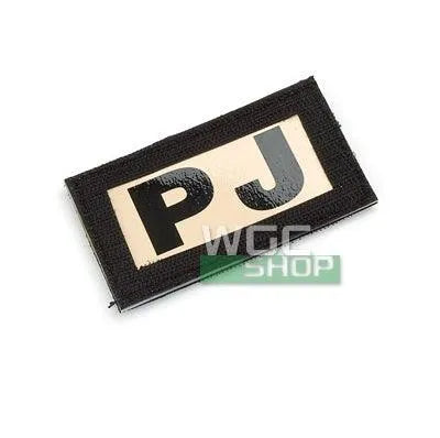 KING ARMS USAF PJ Reversible Patch ( Black / Tan ) - WGC Shop