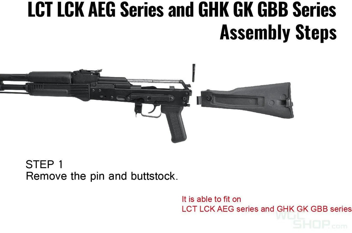 LCT Z Series PT-1 AK Foldable Buttstock Classic ( ZPT-1 ) - WGC Shop