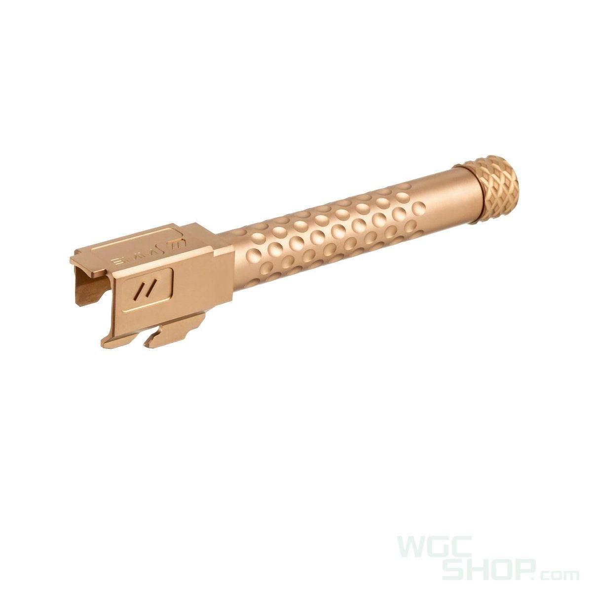 PTS ZEV Suppressor Threaded Dimpled Stainless Barrel for Marui G17 GBB Airsoft - WGC Shop